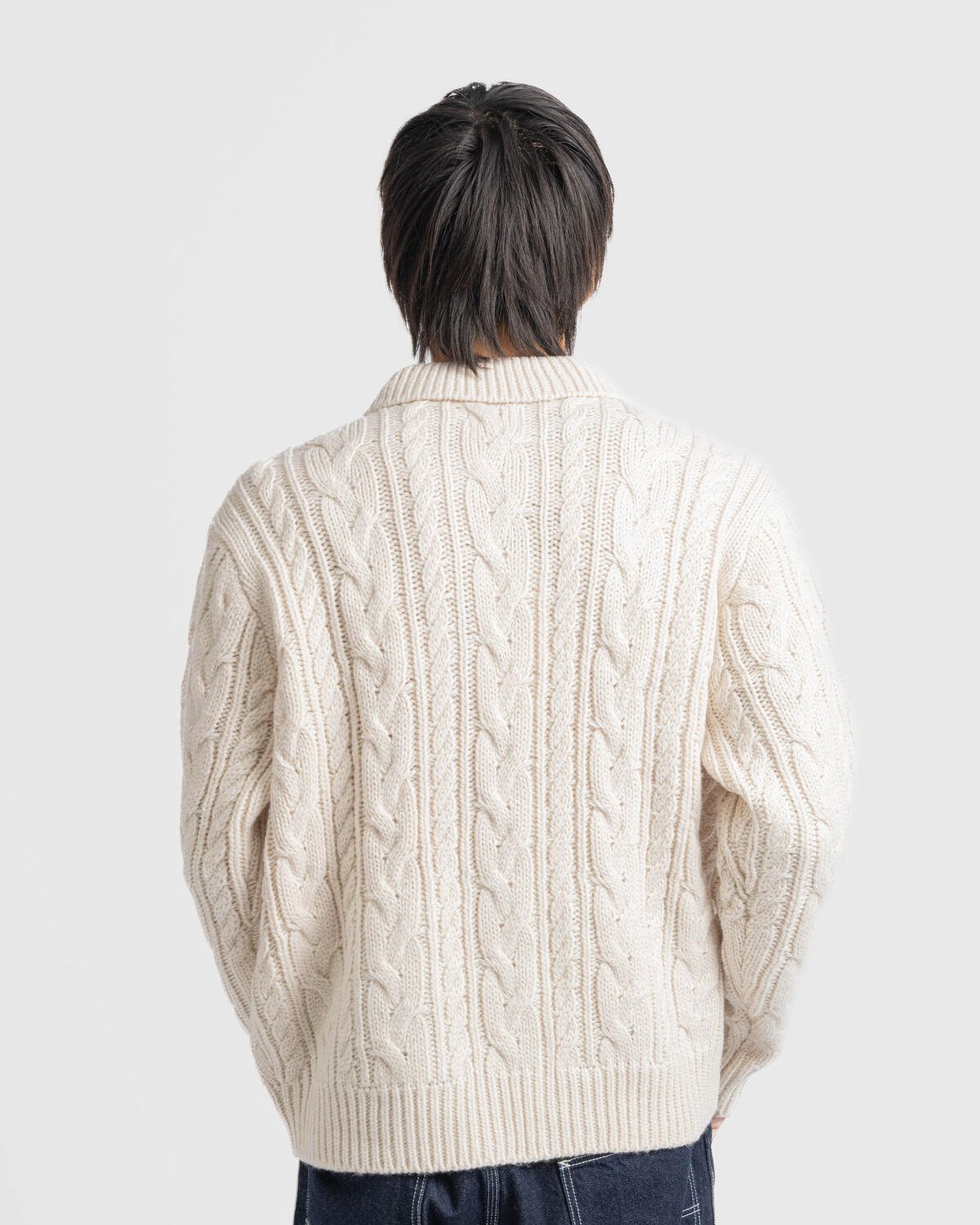 Obey Ezra zip up cardigan | 151010037-UBM | AFEW STORE